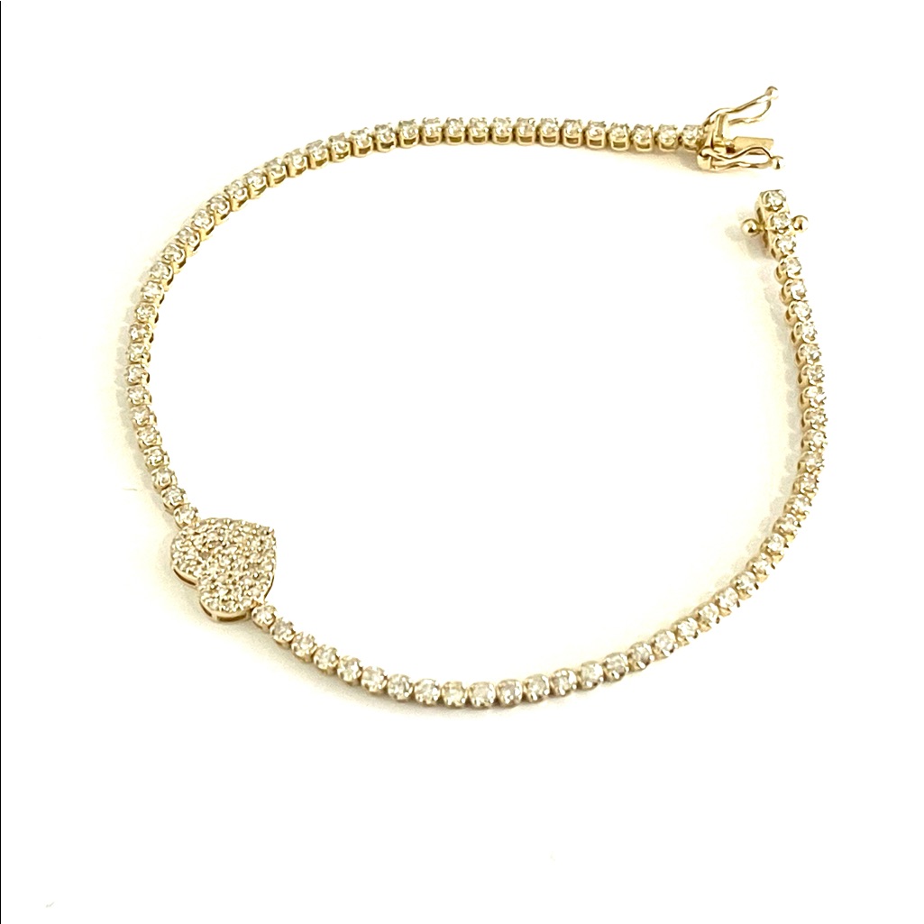 14kt Gold Diamond Tennis Bracelet